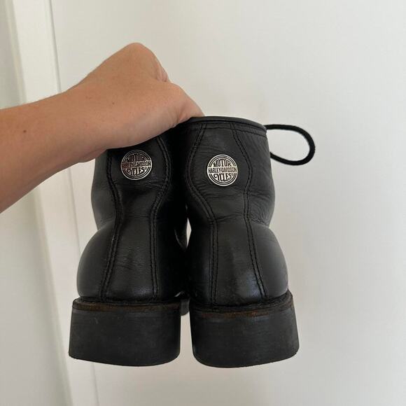 Harley-Davidson Black Ankle Boots - Picture 5 of 6
